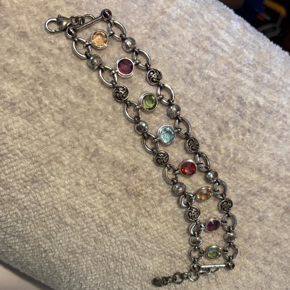 Vintage Brighton matching gemstone necklace and bracelet - Picture 5 of 8